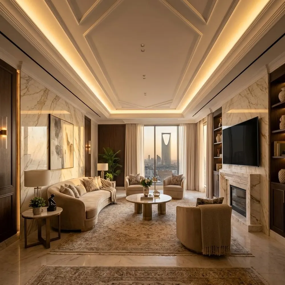 تشطيبات مجمع سكني في الرياض - حي النرجس