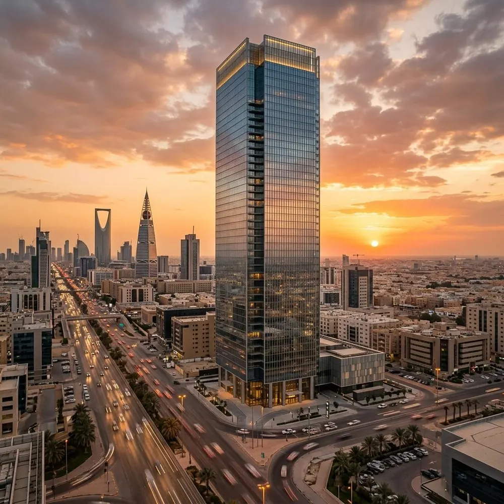 برج تجاري - طريق الملك فهد في الرياض - طريق الملك فهد